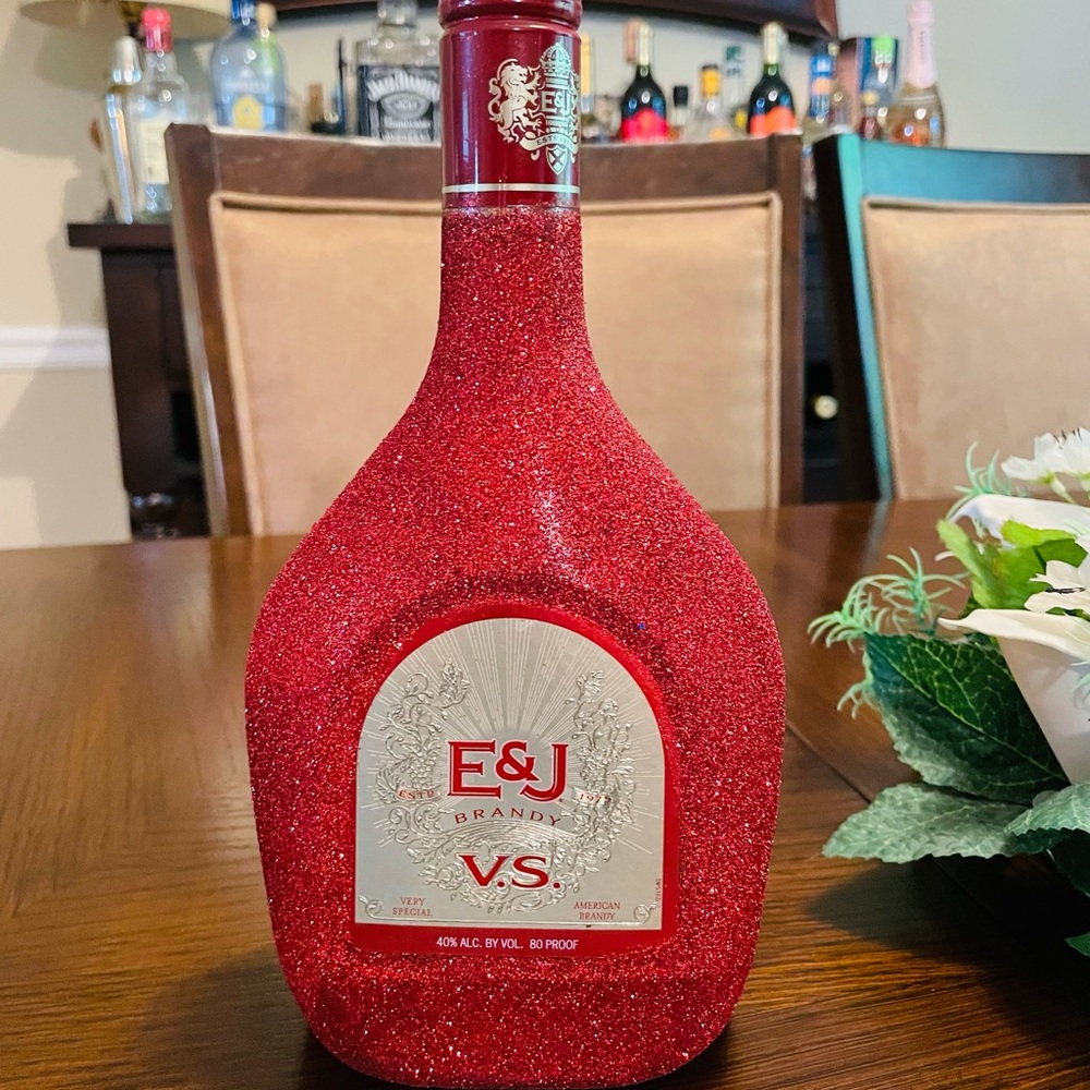 Glittered E&J Brandy